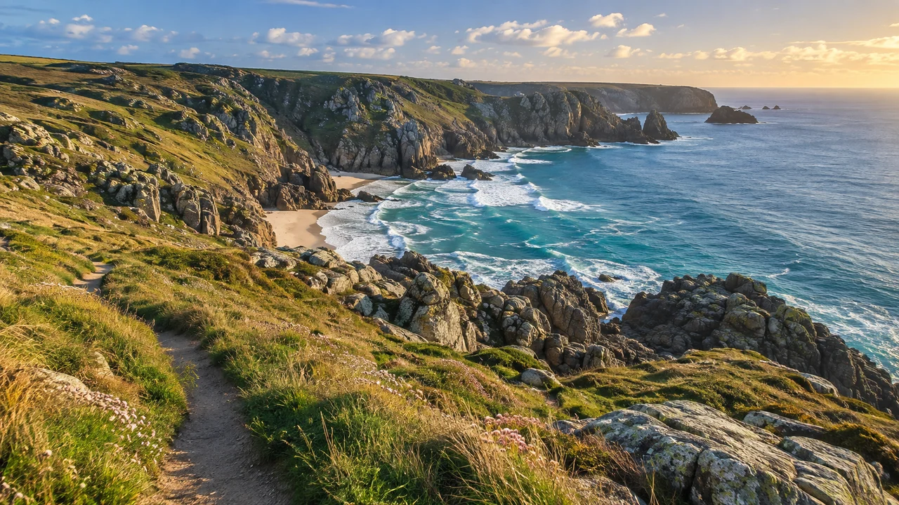 Cornwall-inspired coastal landscape