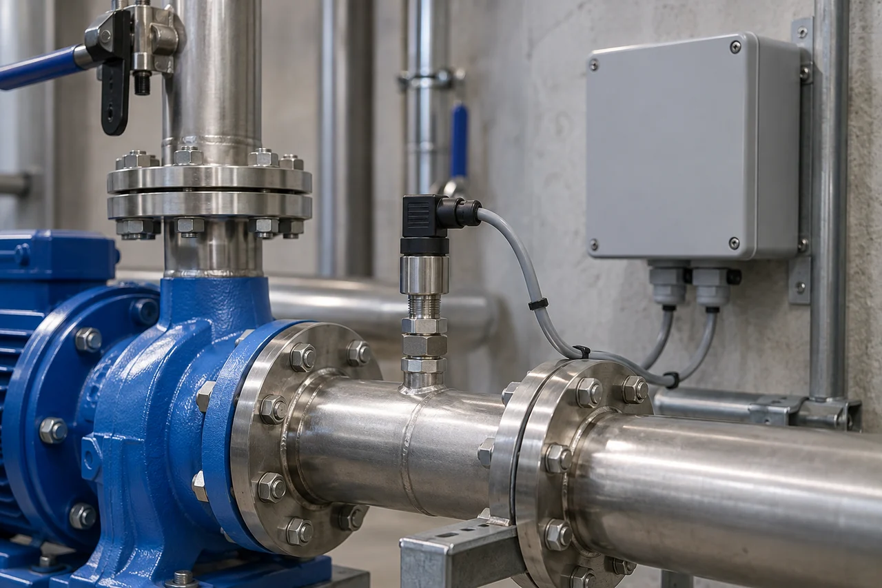 Pump monitoring connections